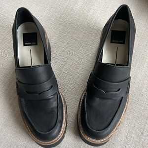 Dolce Vita Black Hogan Chunky Platform Loafers. Women's Size: 7.5.